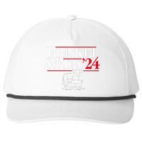 Brisket & Ribs 24 Funny Political Snapback Five-Panel Rope Hat