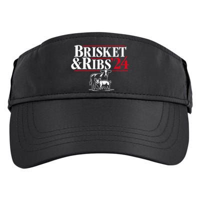 Brisket & Ribs 24 Funny Political Adult Drive Performance Visor