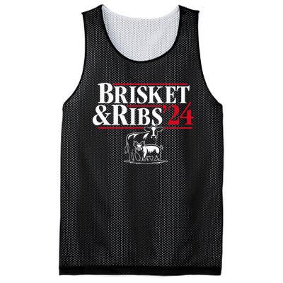 Brisket & Ribs 24 Funny Political Mesh Reversible Basketball Jersey Tank