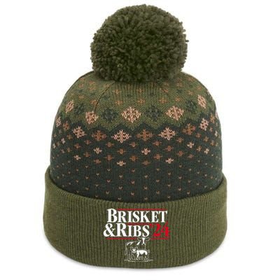 Brisket & Ribs 24 Funny Political The Baniff Cuffed Pom Beanie