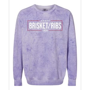 Brisket Ribs 2024 Political Colorblast Crewneck Sweatshirt