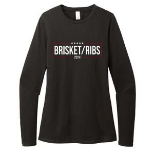 Brisket Ribs 2024 Political Womens CVC Long Sleeve Shirt