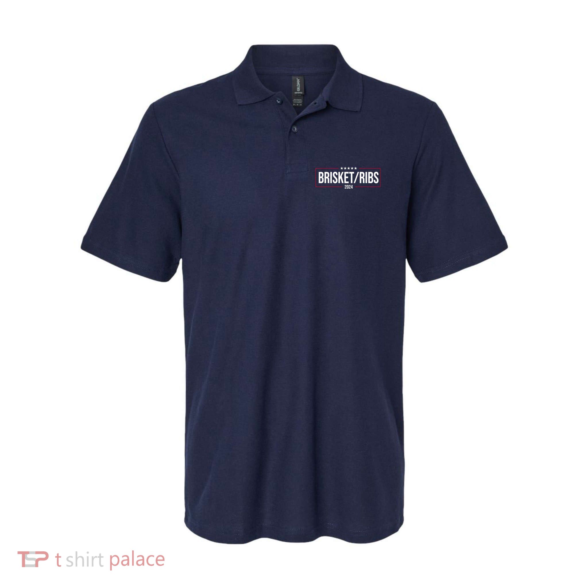 Brisket Ribs 2024 Political Softstyle Adult Sport Polo