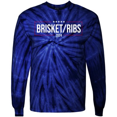 Brisket Ribs 2024 Political Tie-Dye Long Sleeve Shirt