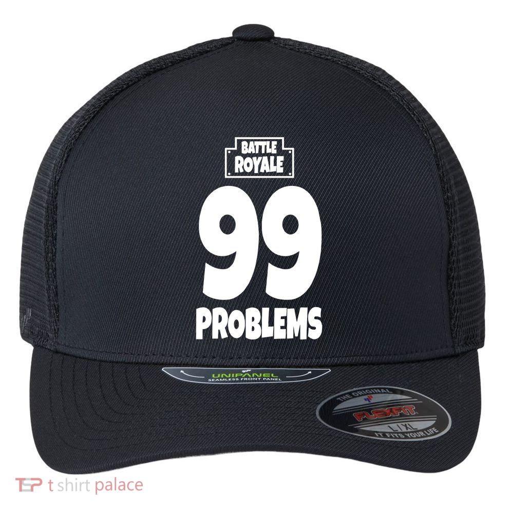 Battle Royale 99 Problems Flexfit Unipanel Trucker Cap