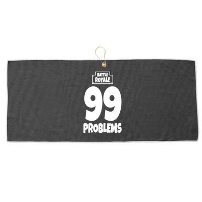Battle Royale 99 Problems Large Microfiber Waffle Golf Towel