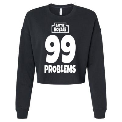 Battle Royale 99 Problems Cropped Pullover Crew