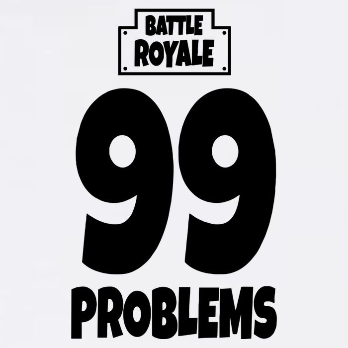 Battle Royale 99 Problems Garment-Dyed Sweatshirt
