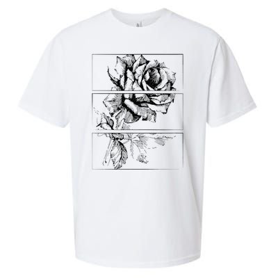 Black Roses Aesthetic Clothing Soft Grunge Clothes Goth Punk Sueded Cloud Jersey T-Shirt