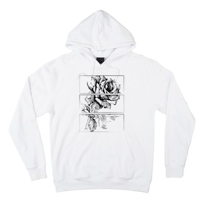 Black Roses Aesthetic Clothing Soft Grunge Clothes Goth Punk Hoodie