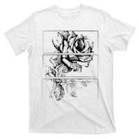 Black Roses Aesthetic Clothing Soft Grunge Clothes Goth Punk T-Shirt