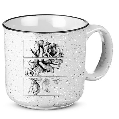 Black Roses Aesthetic Clothing Soft Grunge Clothes Goth Punk 15oz Campfire Ceramic Mug
