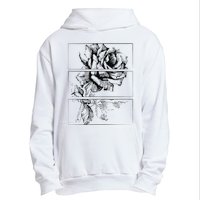 Black Roses Aesthetic Clothing Soft Grunge Clothes Goth Punk Urban Pullover Hoodie