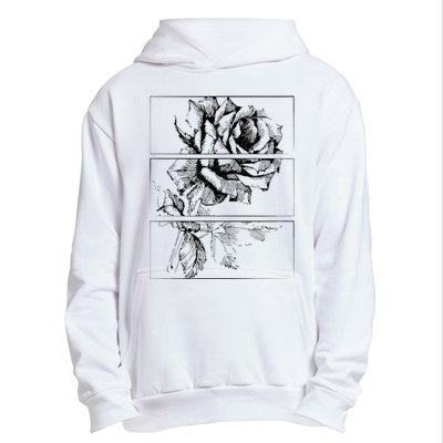 Black Roses Aesthetic Clothing Soft Grunge Clothes Goth Punk Urban Pullover Hoodie