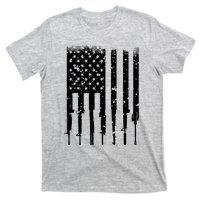 Bullet Riddled American Rifle Flag T-Shirt