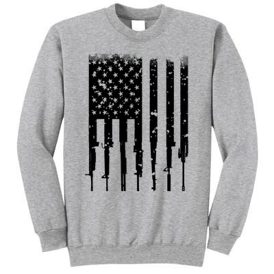 Bullet Riddled American Rifle Flag Sweatshirt