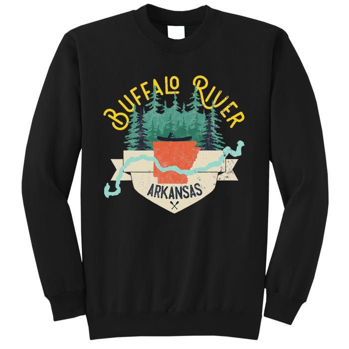 Buffalo River Arkansas National Park River Floating Kayak Sweatshirt