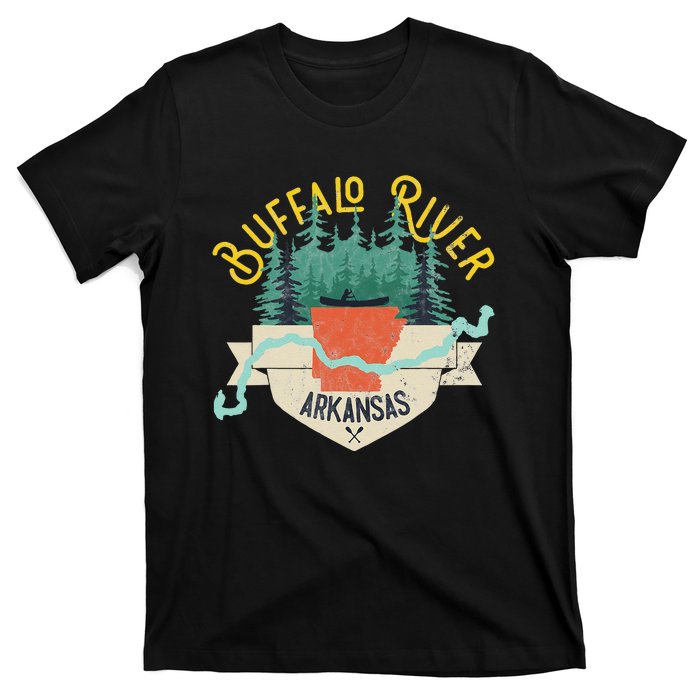 Buffalo River Arkansas National Park River Floating Kayak T-Shirt