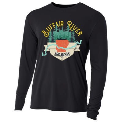 Buffalo River Arkansas National Park River Floating Kayak Cooling Performance Long Sleeve Crew