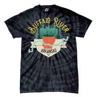 Buffalo River Arkansas National Park River Floating Kayak Tie-Dye T-Shirt