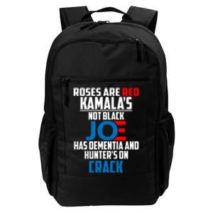 Biden Roses Are Red Kamala Not Black Joe Daily Commute Backpack