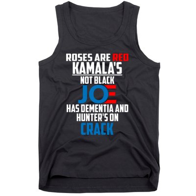 Biden Roses Are Red Kamala Not Black Joe Tank Top