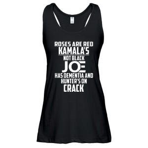 Biden Roses Are Red Kamala Not Black Joe Ladies Essential Flowy Tank