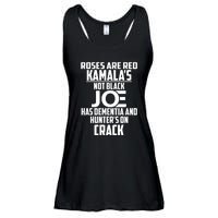 Biden Roses Are Red Kamala Not Black Joe Ladies Essential Flowy Tank