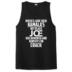 Biden Roses Are Red Kamala Not Black Joe PosiCharge Competitor Tank