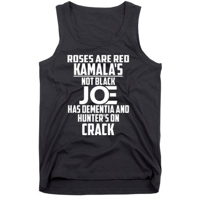 Biden Roses Are Red Kamala Not Black Joe Tank Top