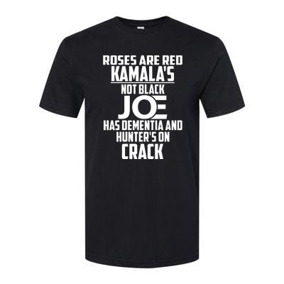 Biden Roses Are Red Kamala Not Black Joe Softstyle CVC T-Shirt