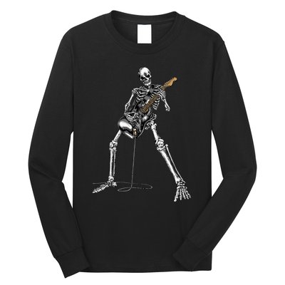 Band Rock And Roll Guitar For Band Long Sleeve Shirt