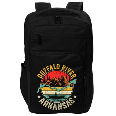 Buffalo River Arkansas National Park River Floating Kayak Cute Gift Impact Tech Backpack