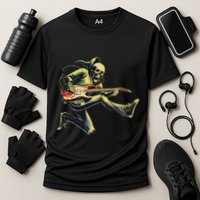 Band Rock And Roll Guitar Band Cooling Performance Crew T-Shirt