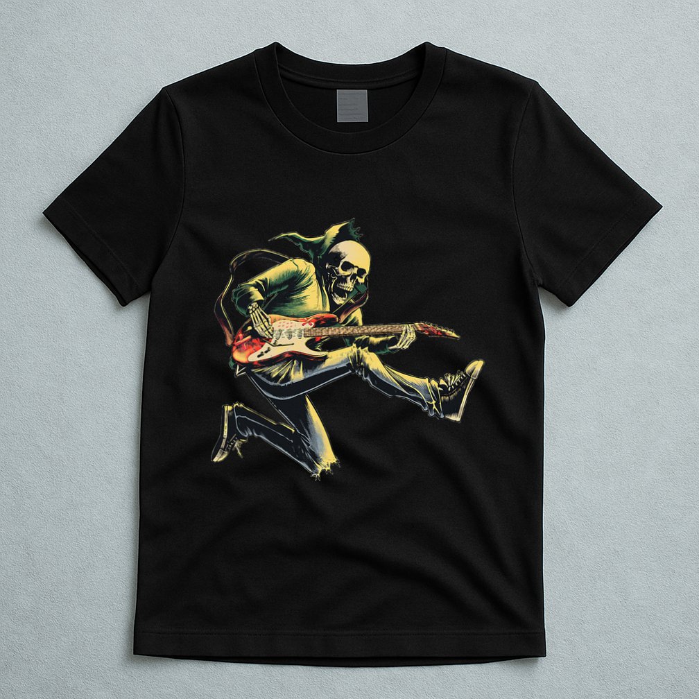 Band Rock And Roll Guitar Band T-Shirt
