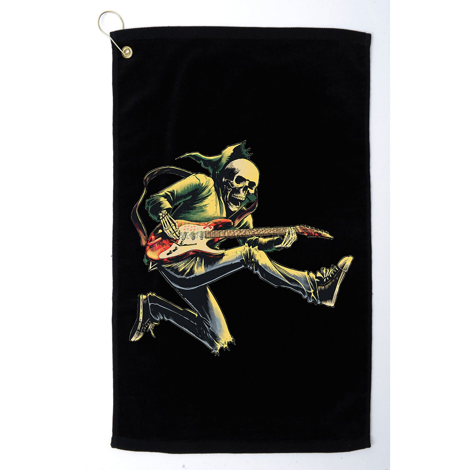 Band Rock And Roll Guitar Band Golf Towel