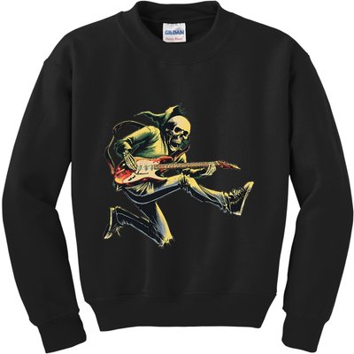 Band Rock And Roll Guitar Band Kids Sweatshirt