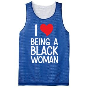 Black Rights African American Cool Gift I Love Being A Black Cute Gift Mesh Reversible Basketball Jersey Tank