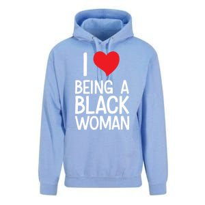 Black Rights African American Cool Gift I Love Being A Black Cute Gift Unisex Surf Hoodie