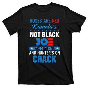 Biden Roses Are Red Kamalas Not Black Joe T-Shirt