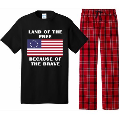 Betsy Ross American Flag Land Of The Free Patriotic Usa Gift Pajama Set