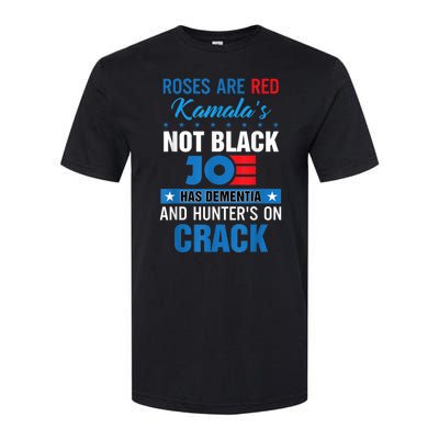 Biden Roses Are Red Kamala Not Black Joe Softstyle CVC T-Shirt