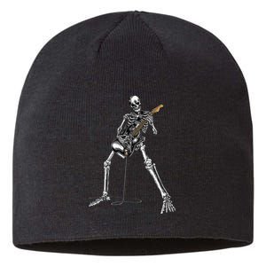 Band Rock And Roll Guitar For Men Band Sustainable Beanie