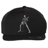 Band Rock And Roll Guitar For Men Band Wool Snapback Cap