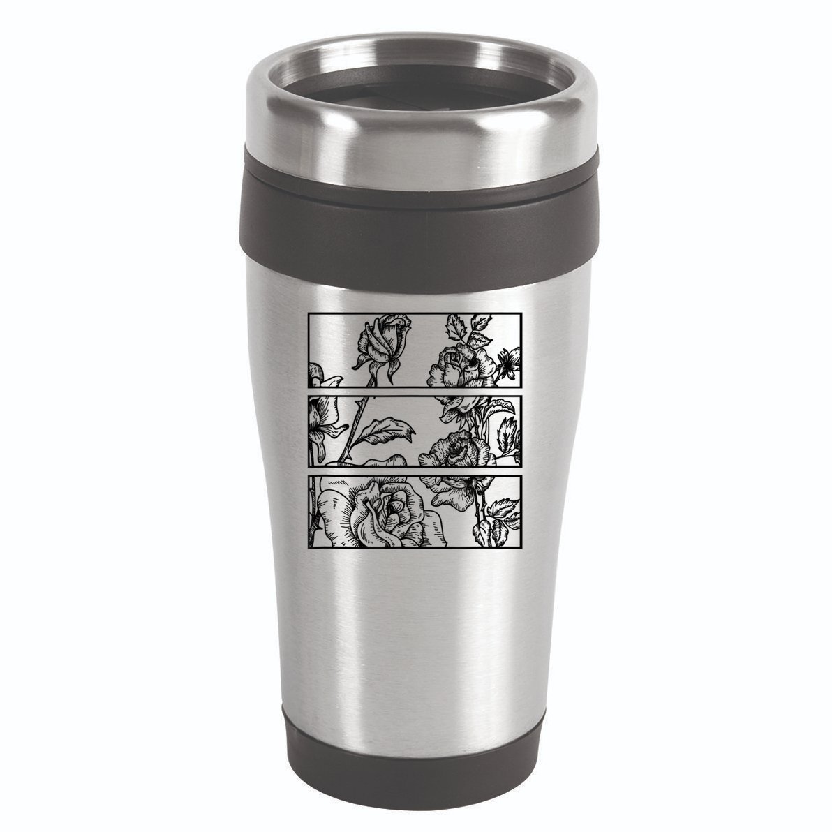 Black Roses Aesthetic Clothing Soft Grunge Clothes Goth Punk 16oz Travel Tumbler