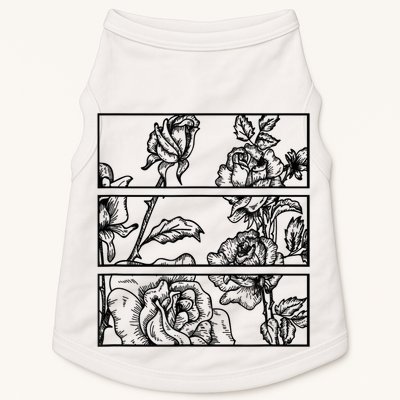 Black Roses Aesthetic Clothing Soft Grunge Clothes Goth Punk Doggie Tank