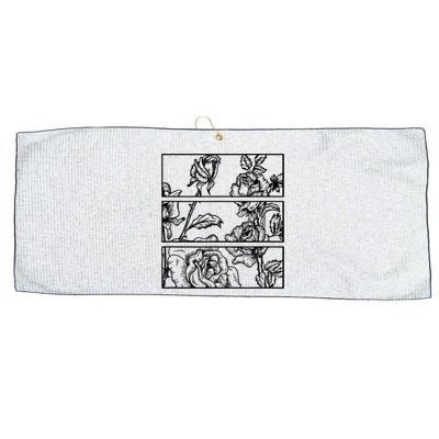 Black Roses Aesthetic Clothing Soft Grunge Clothes Goth Punk Large Microfiber Waffle Golf Towel