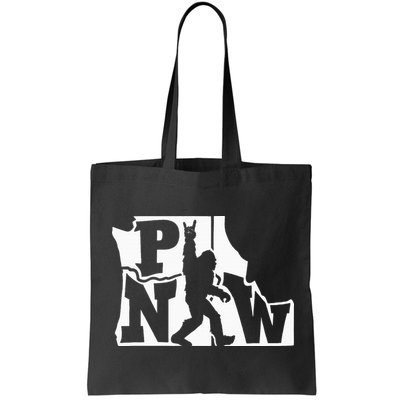 Bigfoot Rock And Roll Silhouette Pacific Northwest Sasquatch Bag