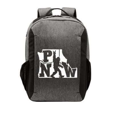 Bigfoot Rock And Roll Silhouette Pacific Northwest Sasquatch Vector Backpack