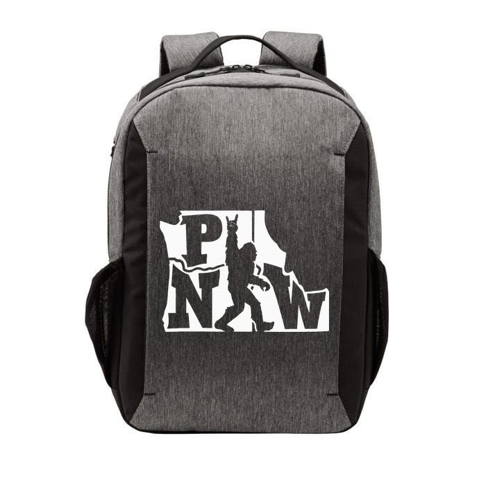 Bigfoot Rock And Roll Silhouette Pacific Northwest Sasquatch Vector Backpack